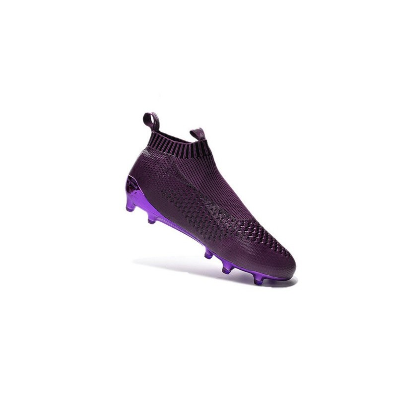 New 2016 adidas Ace16+ Purecontrol FG Soccer Boots Dark Purple