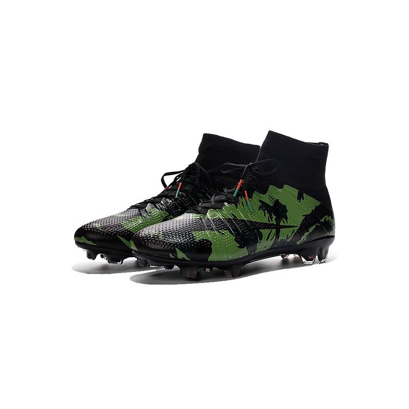 cr7 boots green