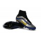 Newest Nike Nike Mercurial Superfly Heritage Football Cleats Silver Blue Yellow