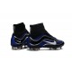 Newest Nike Nike Mercurial Superfly Heritage Football Cleats Blue Black White