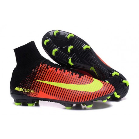 Cristiano Ronaldo Nike Mercurial Superfly V FG Football Cleats Crimson ...