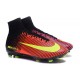 Cristiano Ronaldo Nike Mercurial Superfly V FG Football Cleats Crimson Volt Pink