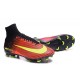 Cristiano Ronaldo Nike Mercurial Superfly V FG Football Cleats Crimson Volt Pink