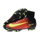 Cristiano Ronaldo Nike Mercurial Superfly V FG Football Cleats Crimson Volt Pink