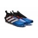 Mens Top adidas Ace16+ Purecontrol FG Soccer Cleat Pairs Pack Bleu White