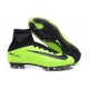 Cristiano Ronaldo Nike Mercurial Superfly V FG Football Cleats Green Black