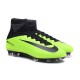 Cristiano Ronaldo Nike Mercurial Superfly V FG Football Cleats Green Black