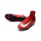 Cristiano Ronaldo Nike Mercurial Superfly V FG Football Cleats Red White