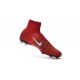 Cristiano Ronaldo Nike Mercurial Superfly V FG Football Cleats Red White