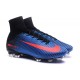 Cristiano Ronaldo Nike Mercurial Superfly V FG Football Cleats Blue Orange Black