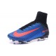 Cristiano Ronaldo Nike Mercurial Superfly V FG Football Cleats Blue Orange Black