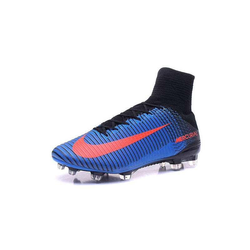 Cristiano Ronaldo Nike Mercurial Superfly V FG Football Cleats Blue ...