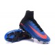 Cristiano Ronaldo Nike Mercurial Superfly V FG Football Cleats Blue Orange Black