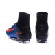 Cristiano Ronaldo Nike Mercurial Superfly V FG Football Cleats Blue Orange Black