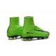 New Nike 2016 Mercurial Superfly 5 FG ACC Boots Green Black