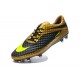 Nike HyperVenom Phantom FG Men's Firm Ground Soccer Boots Black Volt Gold