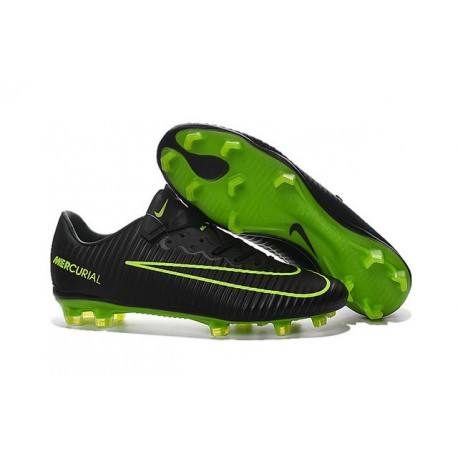 nike mercurial vapor black and green 