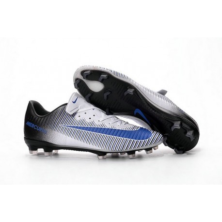 Nike Mercurial Vapor 11 FG ACC Mens Football Shoes White Blue Black