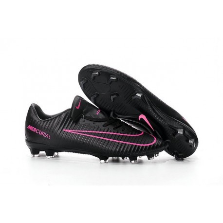 Nike Mercurial Vapor XI FG Firm Ground Soccer Shoes Black Pink Blast