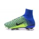 New Nike 2016 Mercurial Superfly 5 FG ACC Boots Green Blue Black