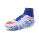 Neymar Football Cleats Nike Hypervenom Phantom II FG White Red Blue