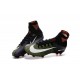 Nike Mercurial Superfly V FG High Top Firm Ground Shoes Black Purple White