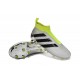 Mens Top adidas Ace16+ Purecontrol FG Soccer Cleat Silver Black Yellow