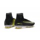 Nike Mercurial Superfly V FG CR7 Black Yellow White High Top Firm Ground Shoes
