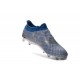 adidas Messi 16+ Pureagility FG Soccer Cleats Silver Black Blue