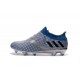 adidas Messi 16+ Pureagility FG Soccer Cleats Silver Black Blue