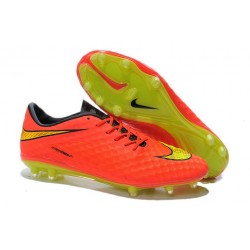 Neymar's Nike HyperVenom Phantom FG ACC Cleats Hyper Punch Gold