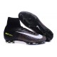 Nike Mercurial Superfly V FG High Top Firm Ground Shoes Black Pink White