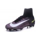 Nike Mercurial Superfly V FG High Top Firm Ground Shoes Black Pink White