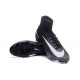 Nike Mercurial Superfly V FG High Top Firm Ground Shoes Black Pink White