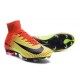 Nike Mercurial Superfly V FG High Top Firm Ground Shoes Red Green Black