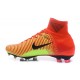 Nike Mercurial Superfly V FG High Top Firm Ground Shoes Red Green Black