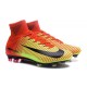 Nike Mercurial Superfly V FG High Top Firm Ground Shoes Red Green Black