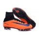 Nike Mercurial Superfly V FG Men Soccer Boots Orange Purple Black