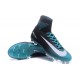 Nike Mercurial Superfly V FG Men Soccer Boots Black Blue White
