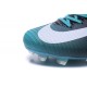 Nike Mercurial Superfly V FG Men Soccer Boots Black Blue White