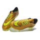 Neymar's Nike HyperVenom Phantom FG ACC Cleats Gold Volt Black