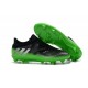 adidas Messi 16+ Pureagility FG Soccer Cleats Black Green White