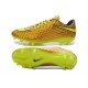 Neymar's Nike HyperVenom Phantom FG ACC Cleats Gold Volt Black