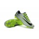 Nike Mercurial Vapor XI FG Firm Ground Soccer Shoes Platinum Black Green
