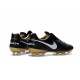 Nike Tiempo Legend VI FG ACC K-Leather Football Cleat Black Gold White