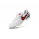 Nike Tiempo Legend VI FG ACC K-Leather Football Cleat White Red