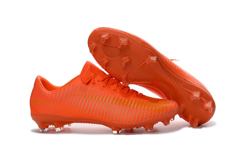 orange nike mercurial cleats