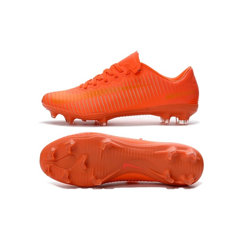 nike orange football shoes