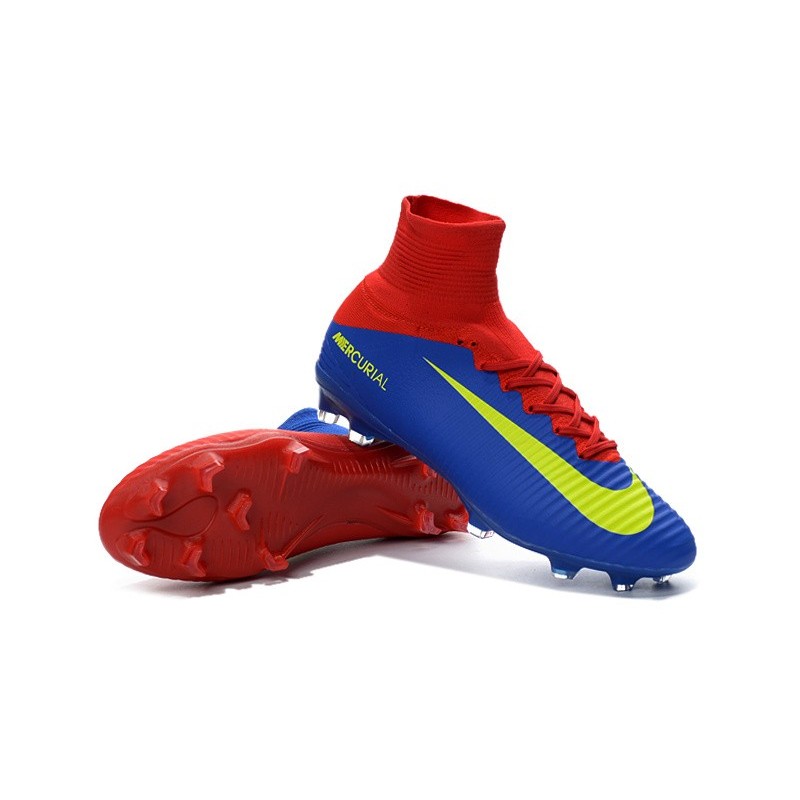 red and blue mercurials