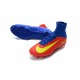 Nike Mercurial Superfly V FG Men Soccer Boots Red Blue Yellow